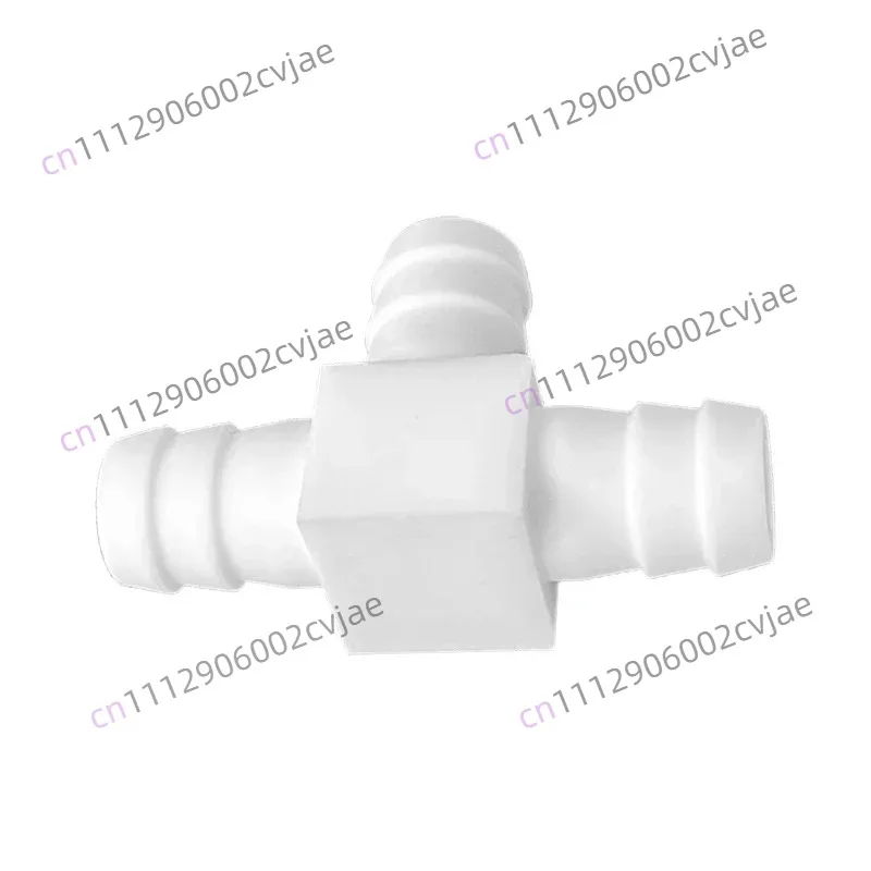 4mm 6mm 8mm 10mm 12mm Hose Barb Tee 3 Way Splitter PTFE Pipe Fitting Connector LAB