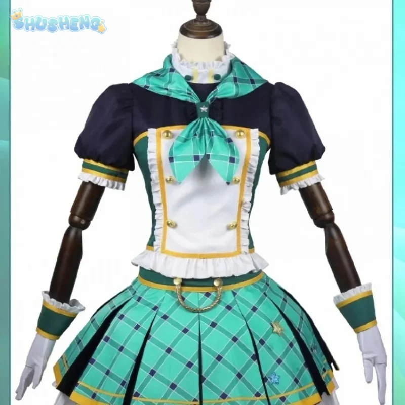 

Anime Aikatsu！Todo Yurika Cosplay Costume Women sweet dress necklaces props socks glove Halloween Christmas Lolita uniform suit