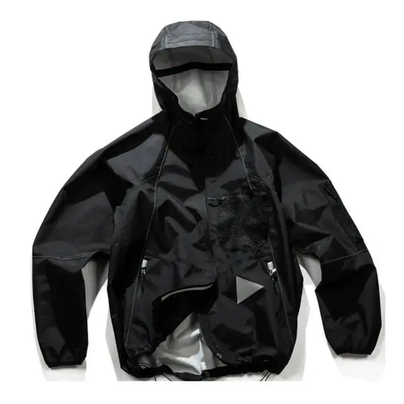 HKSH Spring Autumn New Men Tide Japanese Mountain Outdoor Leisure Functional Waterproof Reflective Sports Jacket Tops Ins HK5022