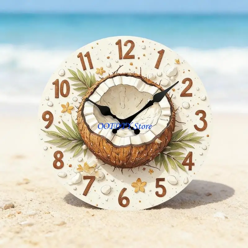 367A Quiet Operations Fruit Wall Clock Perfect for Easy Reading in Any Environment