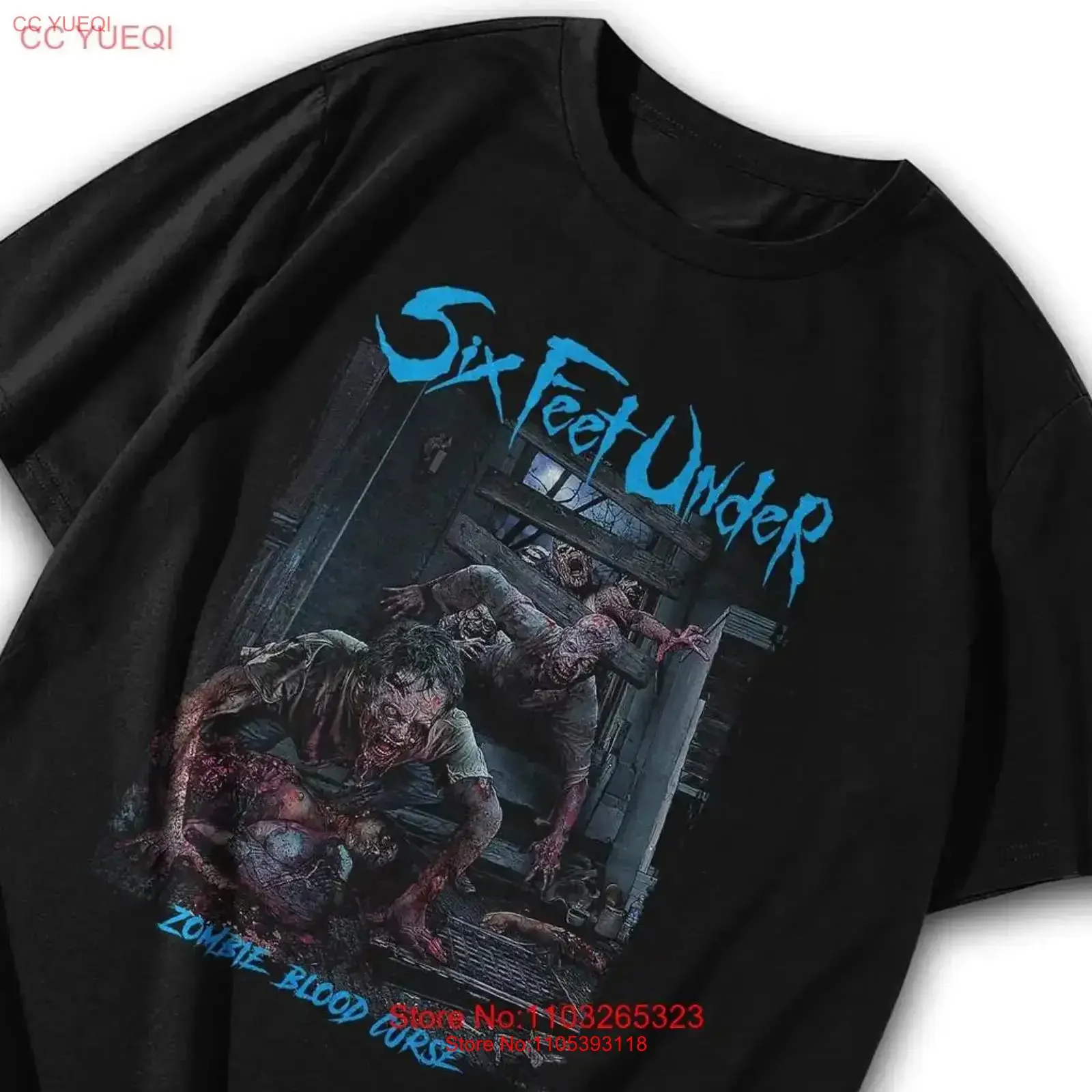 Six Feet Under For Friends Black T Shirt Cotton All Size YY55 vintage Washed streetwear graphic homme Unisex Breathable Stylish