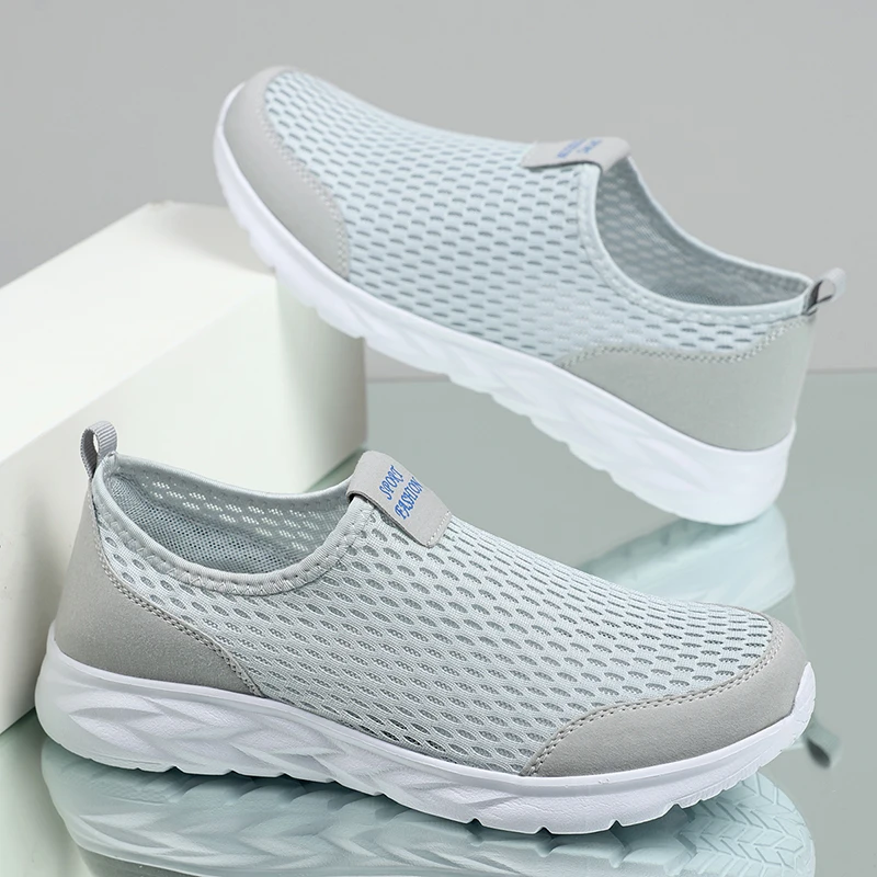 2025 New Shoes Men Loafers Light Walking Breathable Summer Comfortable Casual Shoes Men Sneakers Zapatillas Hombre Plus image 6