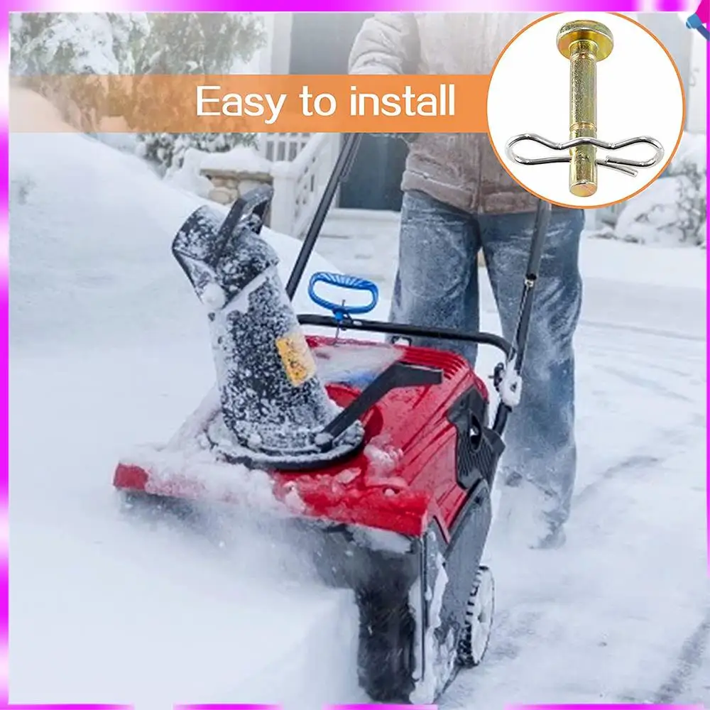N96R 10 Pcs Shear Pins + 10 Pcs Cotters Pins For Snowblower- 738-04124 And 714-04040 Replacement For MTD Snow Throwers