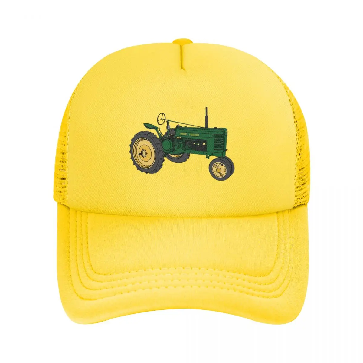 John Deere Styled Tractor And Quot Mesh Baseball Caps Snapback Fashion Baseball Hats Breathable Casual Casquette Outdoor Unisex