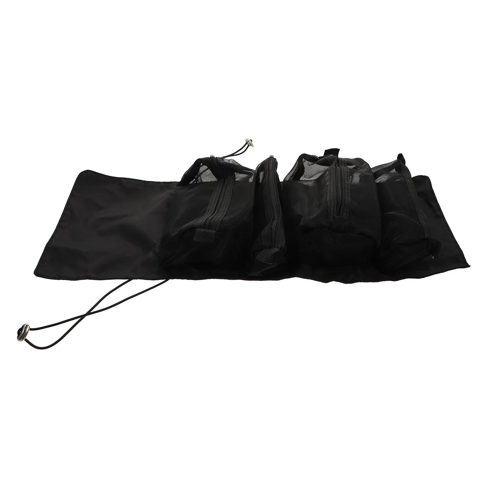 Trousse de maquillage 4 en 1 de grande capacité, organisateur amovible, pochette de toilette de voyage Portable, conteneur de maquillage enroulable pour femmes