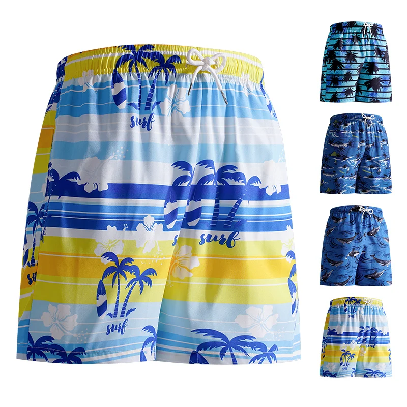 

Летние мужские модные трендовые пляжные шорты с принтом Spend Vacation By Sea Свободные шорты Брюки Повседневные пятые брюки с эластичной резинкой на талии