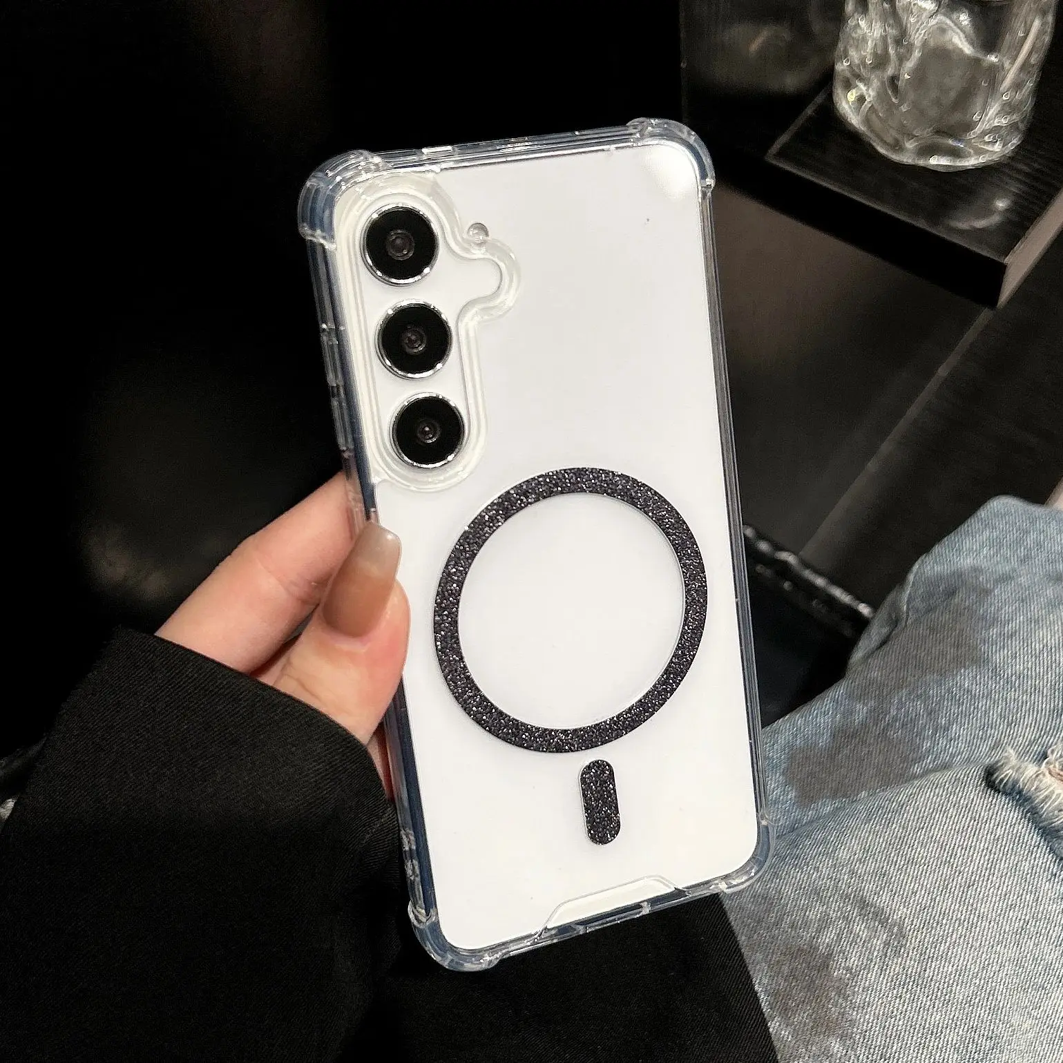 Clear Glitter Magne… - image