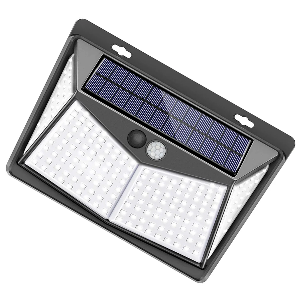 

Solar Powered Wall Light 208 Leds Human Body Induction Lamp Waterproof Outdoor Garden Porch Patio Fence Light Wall Lamp