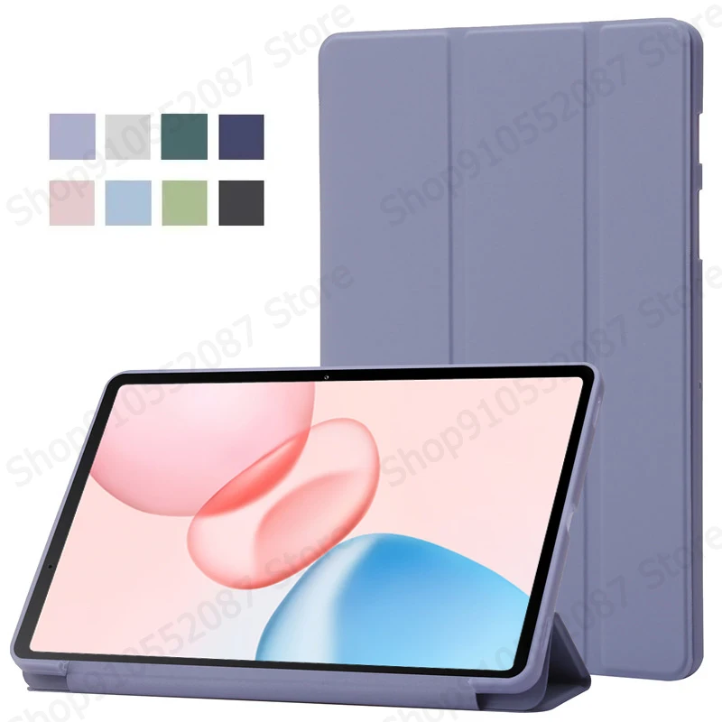 

Чехол для Honor Pad 10, 12,1 дюйма, тройной складной чехол из искусственной кожи, мягкая задняя подставка для планшета, чехол для Honor Pad 10 2025, чехол HEY3-W00 W10