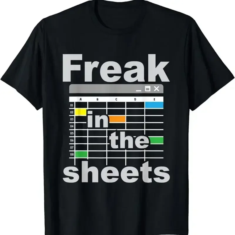 T-shirt drôle « Freak In The Sheets » pour comptable, analyseur, secrétaire
