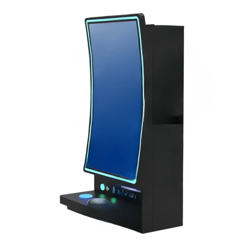 

Newest Arrival Most Popular 32" Vertical/Curved Touch Screen Wall Mount Skill Game Machine Video Cabinet for sale