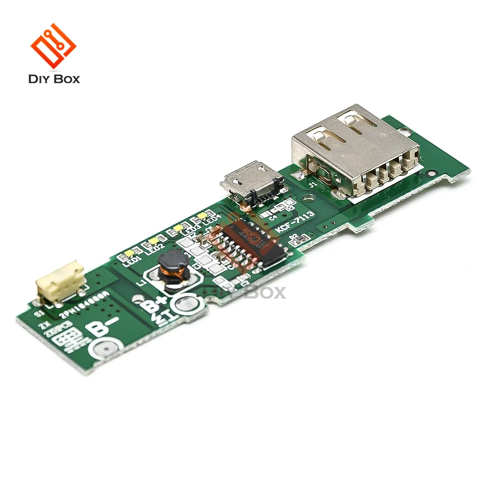 5V 1A Powerbank-Lademodul Lade-Schaltkreisplatine Step-Up-Boost-Leistungsmodul für Xiaomi Mobile Powerbank DIY – Detail 5