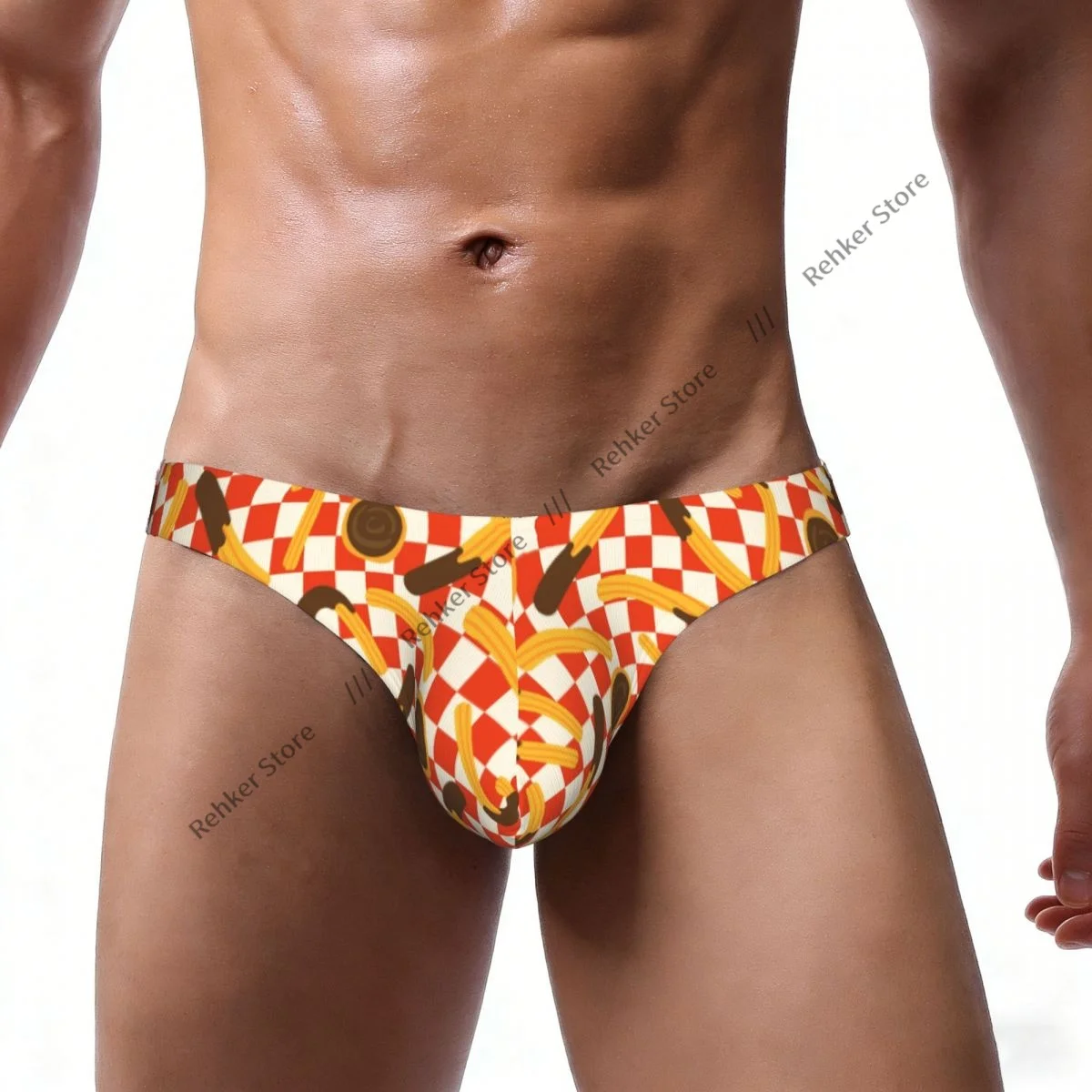 Churros With Chocolate Men's Briefs Sexy Underpants Bikini Underwear Men Panties