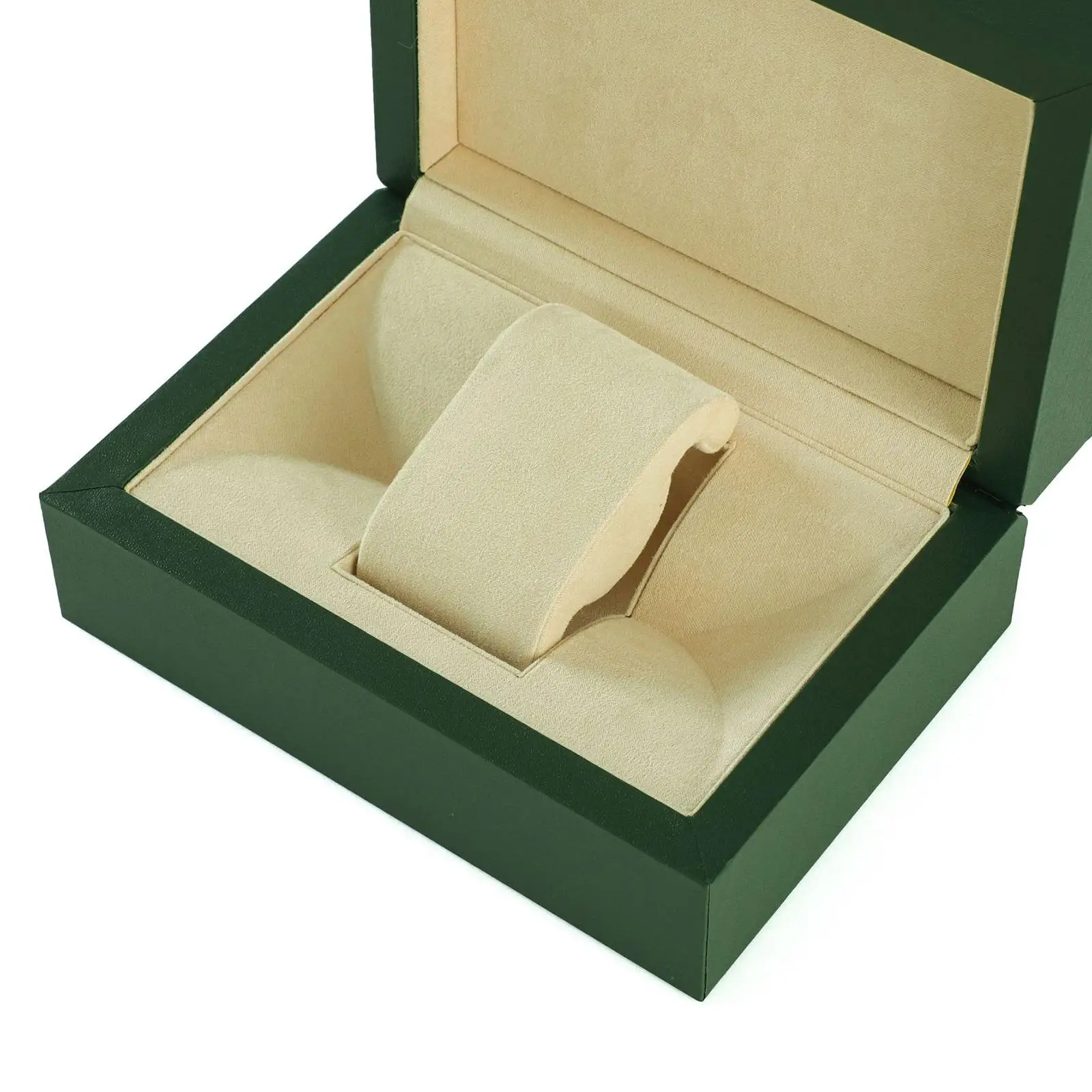 Afbeelding 6: Horlogedoos Stofdicht Ornament Hout PU Horlogebescherming Beschermende container voor armbanden Dames Heren