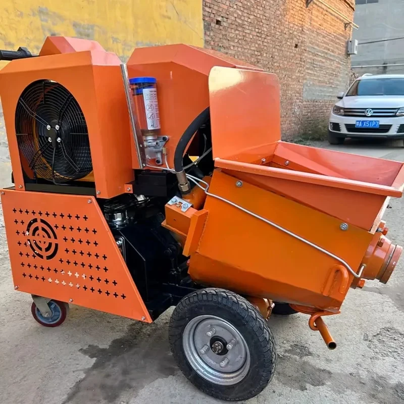 Durle Concrete Pump /Hydraulic Small Inclined Conveying System Secondary Structure Column Plant Wholale