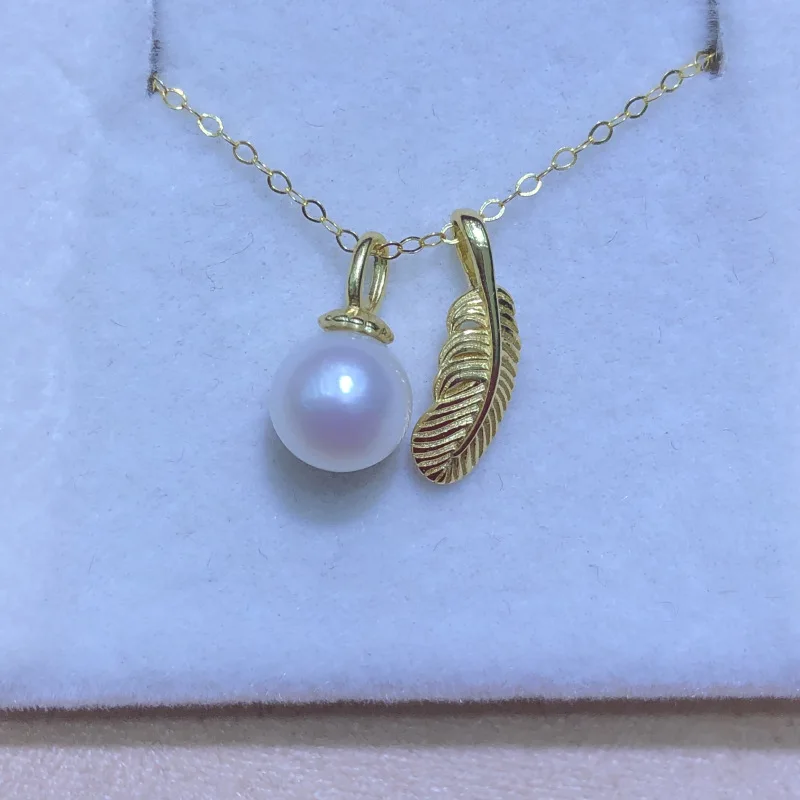 Wholesale S925 Sterling Silver Pendant Mount Base Mountings Findings Parts Fittings Accessories for 6-11mm Pearls 5pcs/lot