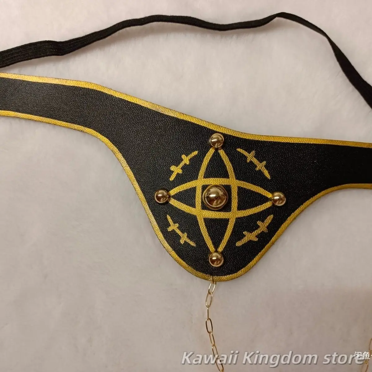 Anime Honkai: 스타 레일 Anaxagoras 아이 패치 아이 마스크 의상 할로윈 파티 코스프레 소품 성인용 싱글 아이 패치