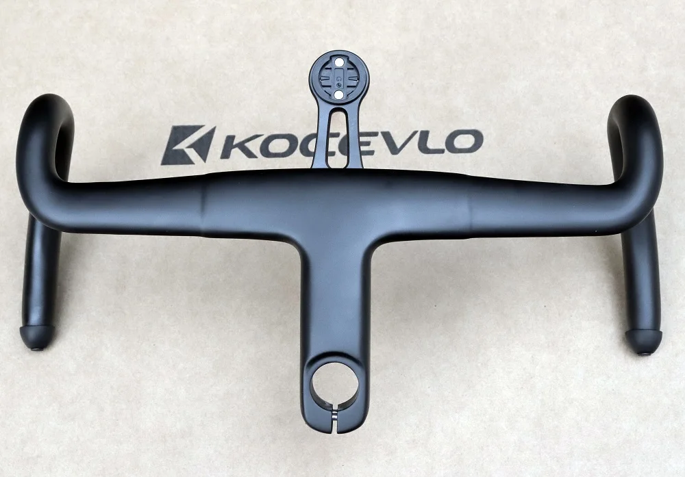 KOCEVLO K05 SES Gravel Carbon Integrierter Lenker für 28,6mm Gabel mit Abstandshaltern, interne Kabelführung, einteiliger Rennradlenker. – Detail 10