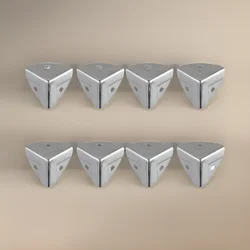 4/8/12PCS Luggage Corner Retro Iron Corner Protect Wooden Box Corner Protect For Furniture Decoration Purposes Jewelry Box Table