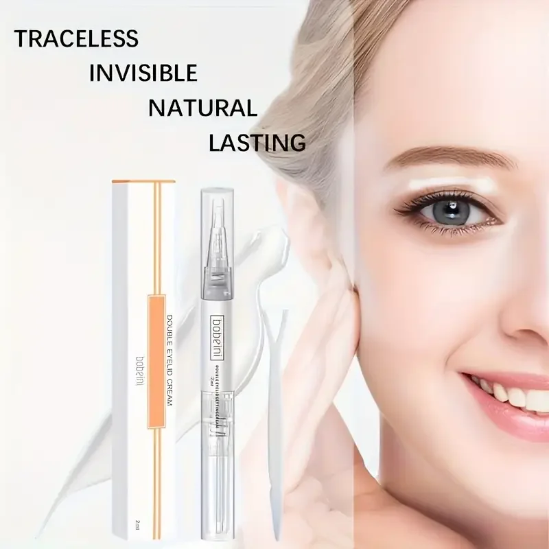 Langwirksame unsichtbare Doppel-Augenlid-Formungscreme, nahtlos und natürlich, transparenter, langlebiger, fliegender, dehnbarer, anhebbarer Augenlidkleber