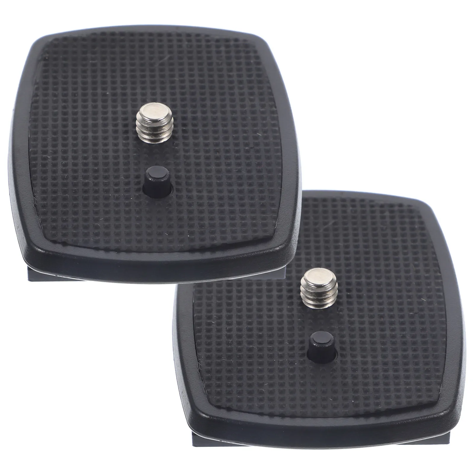 2Pcs Quick Release Plate 42x42mm Crafted ABS Metal Wear-Resistant Board Camera Rack for Studio Setup
