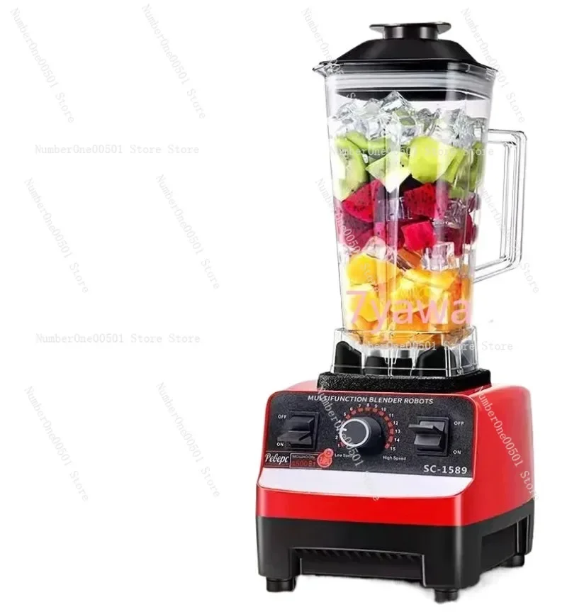 Licuadora Silver Crest de 5500W con Doble Vaso, Máquina para Triturar Cytoderm, Estándar Europeo, Británico y Americano, 110V, Mezcladora de Alta Potencia