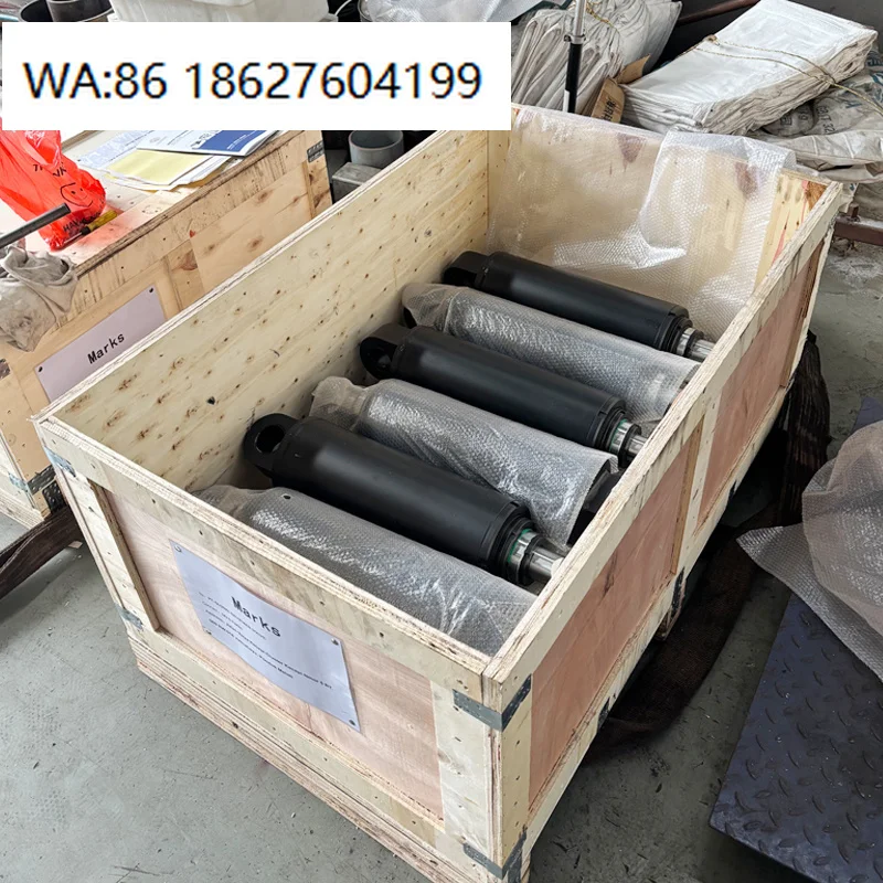 Chrome Front Telescopic Tractor Cylinder | Anti-Corrosion Double Acting Alloy Hydraulic Spare For Farm Construction Working Equi