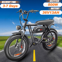 Emoko C99 Electric Bike 250W Powerful Motor 48V20AH Battery Hydraulic Brake E-bike 20*4 inch Fat Tire Mountain Electric Bicycle