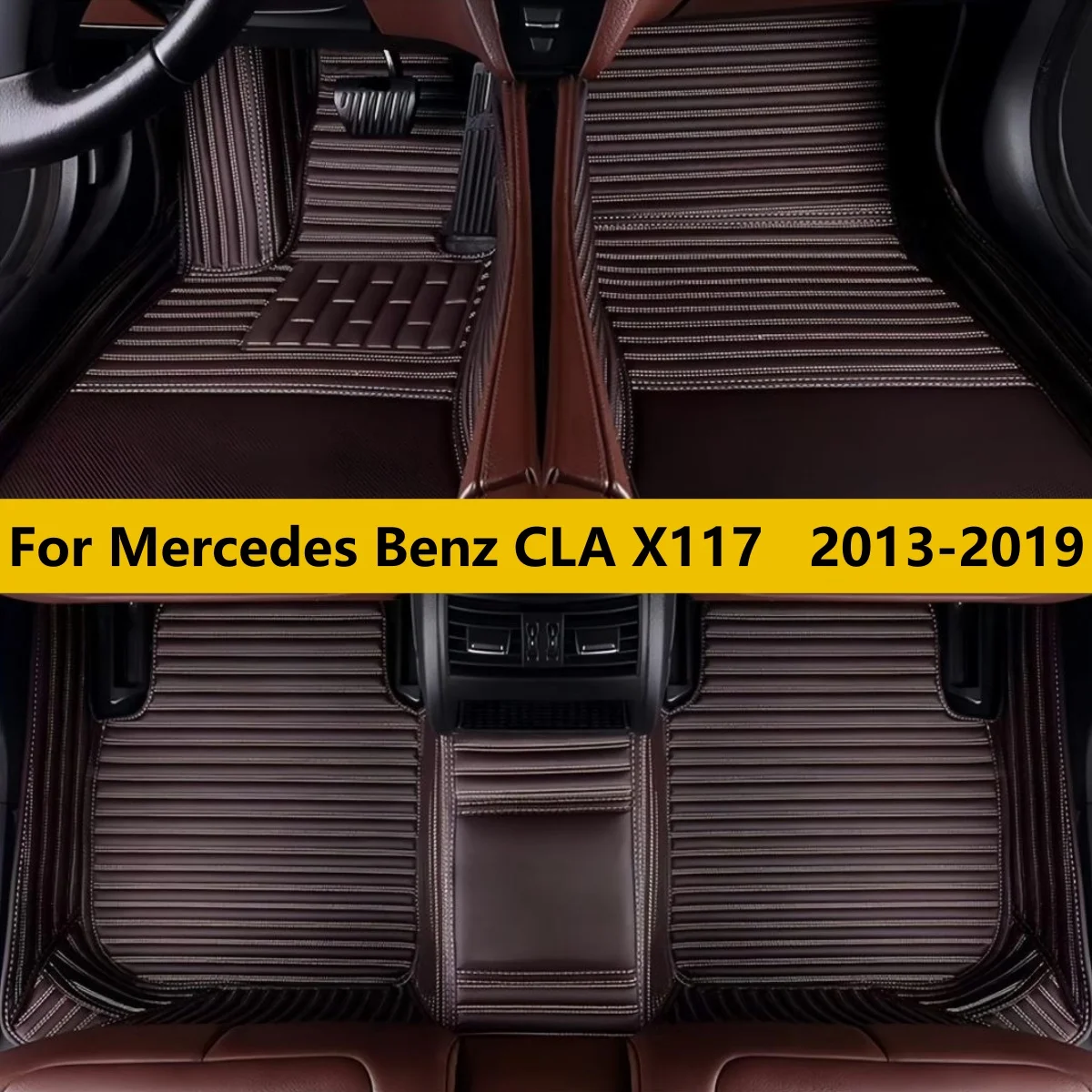 

Custom Car Floor Mats Fit For Mercedes Benz CLA X117 2013 2014 2015 2016 2017 2018 2019 Front Rear Row Full Set Car Floor Mats