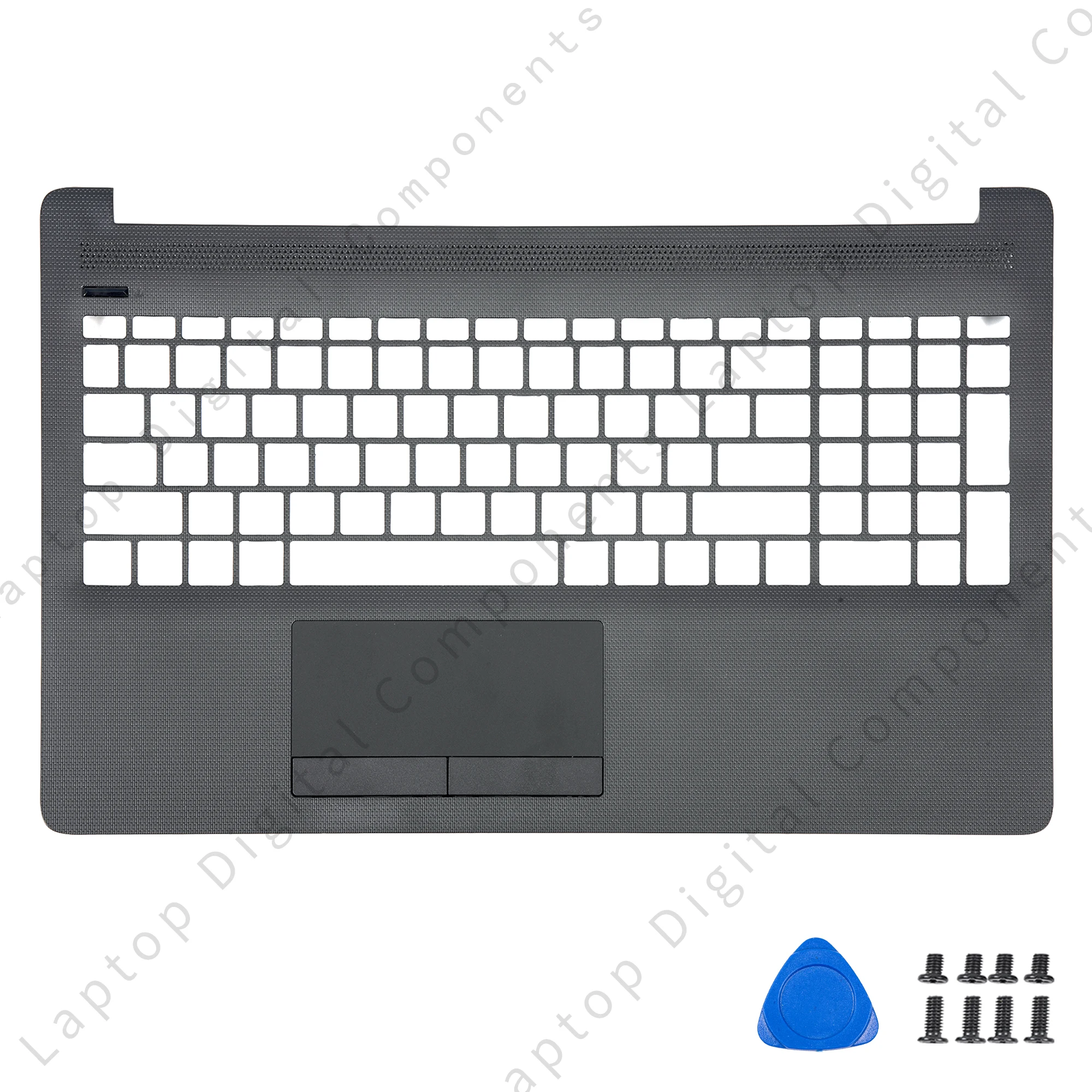 Imagem -04 - Nova Capa para Laptop hp 15-da 15-db 250 g7 255 g7 Tpn-c135 Laptop Lcd Capa Traseira Moldura Frontal Dobradiças Apoio para as Mãos Inferior Substituir Case