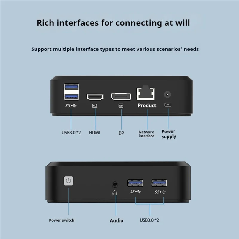 

HJ-Mini PC For AMD Ryzen 5 3550H CPU For Windows 10/11 Ren3000 3550H DDR4 For AMD NUC Pc Gamer Computer