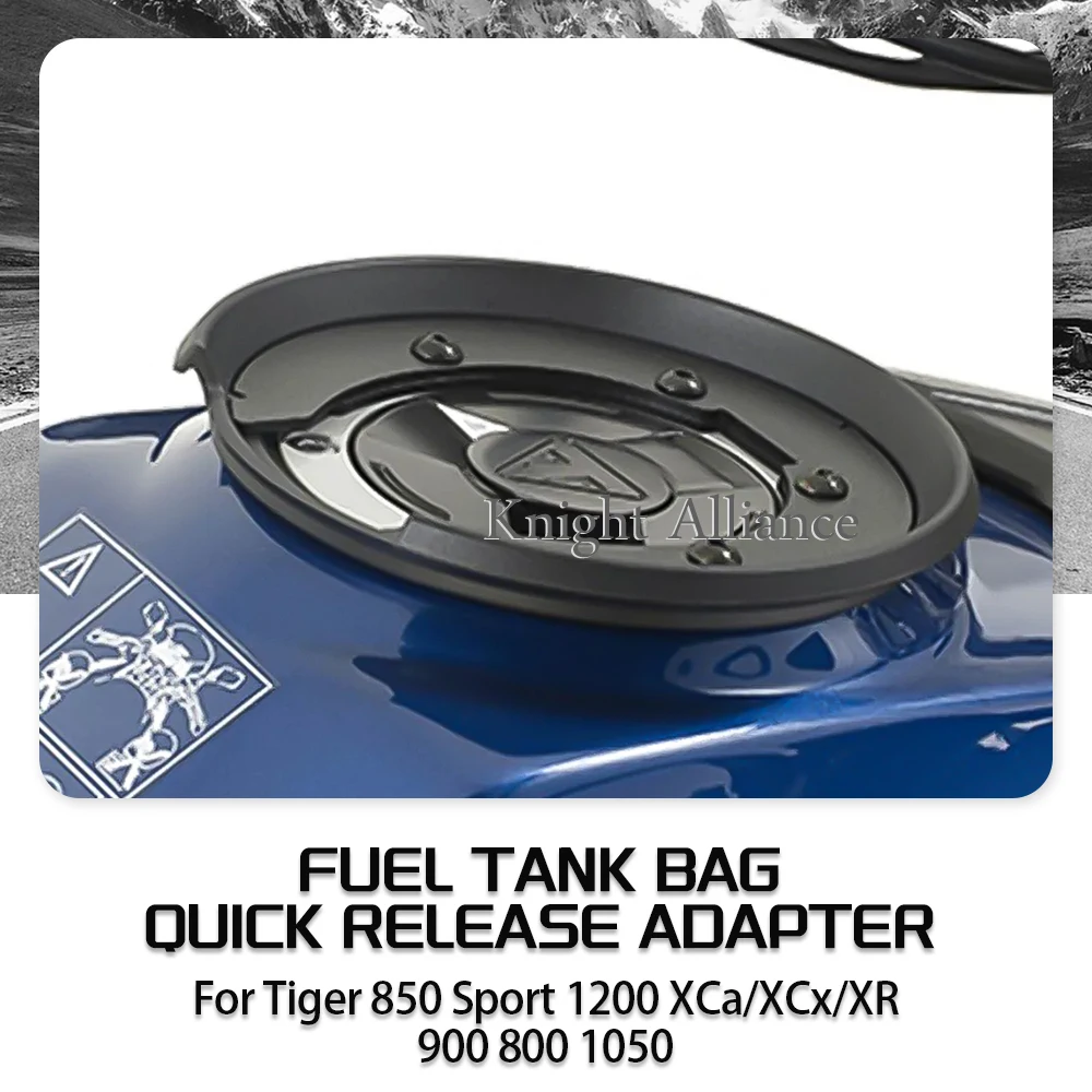 

For Tiger 850 Sport 1200 XCa/XCx/XR 900 800 1050 Aprilia RS660 BF02 Motorcycle Tank Bag Adapter Tanklock Kit flange adapter ring