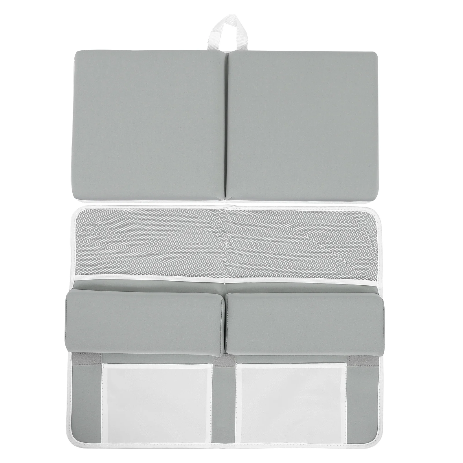 

Bath Baby Bathtub for Newborn Elbow Rest Pad Bathroom Mat Knee Bathing Grey Fabric Kneeler