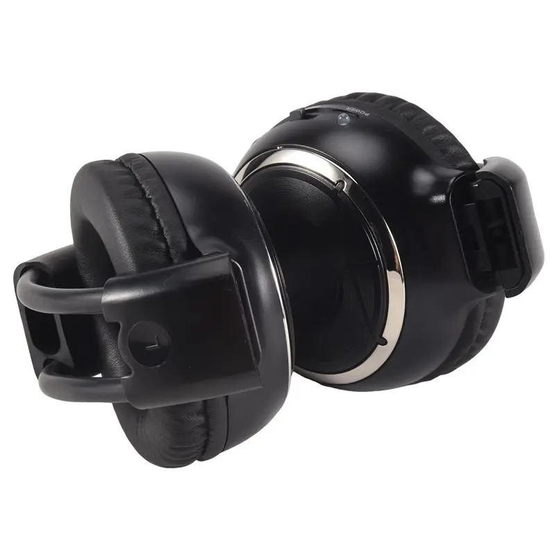 DT21 Infrared Wireless Stereo Headphone, 2 Pack Double IR Headset for Car DVD Player, TV - 12M Range