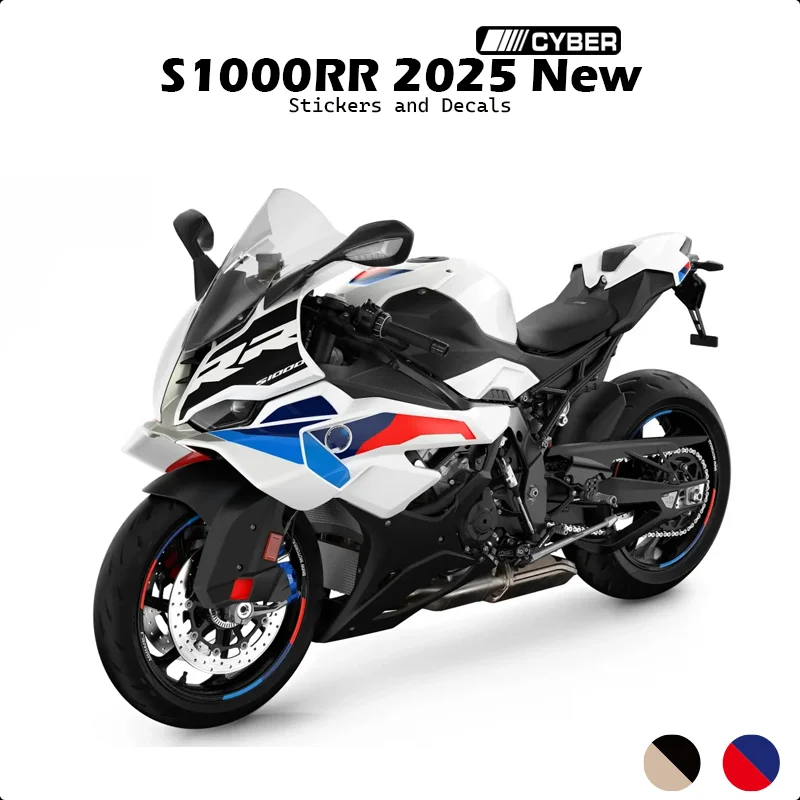 New Motorcycle Wrap Decals For BMW S1000RR 2025 OEM Replication Kit