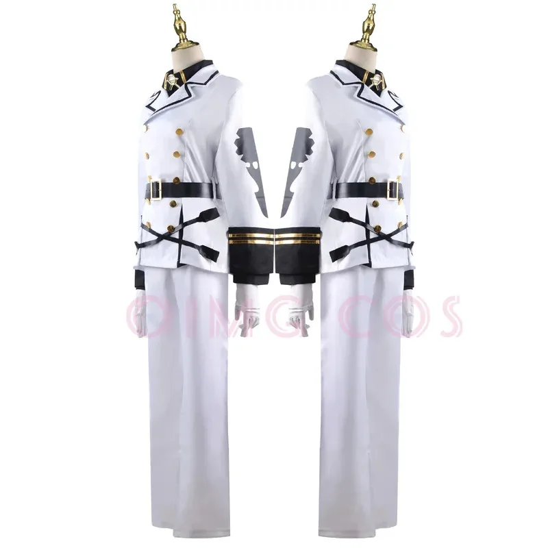 ساروف أوف ذا إند ميكايلا هياكويا أزياء تنكرية زي موحد شعر مستعار على الطراز الصيني أزياء الهالوين أنيمي لعبة رائعة