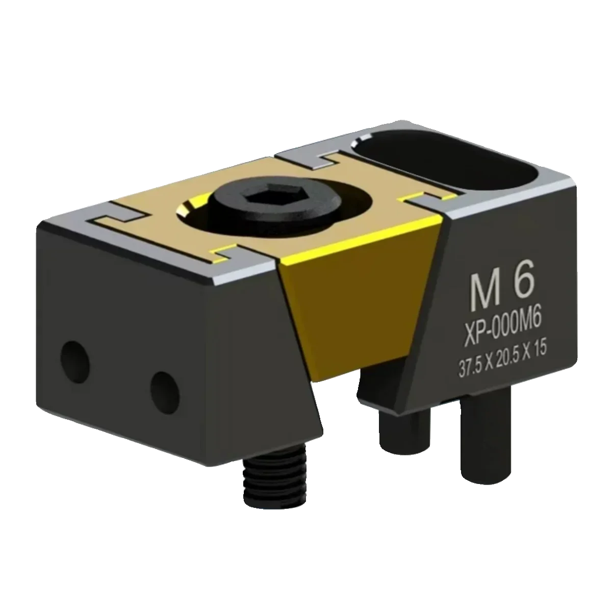 CNC machining center pneumatic OK fixture small locking block side pressure positioning clamp