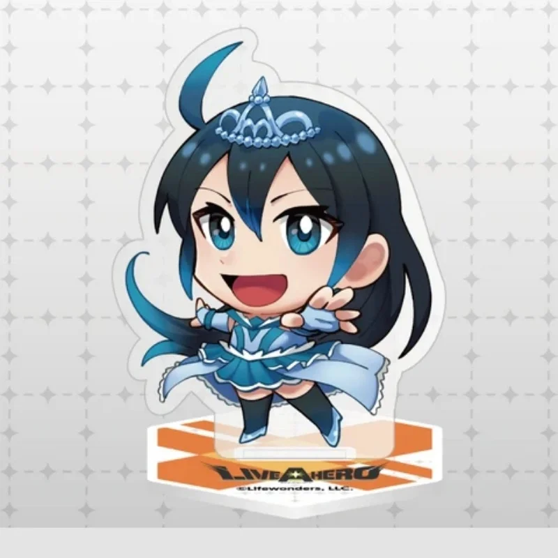 Tokyo Afterschool Summoners 10CM Cute Chibi Anime Acrylic Stand Figure Desk Decoration for Anime Fans Collectible Toy Keychain