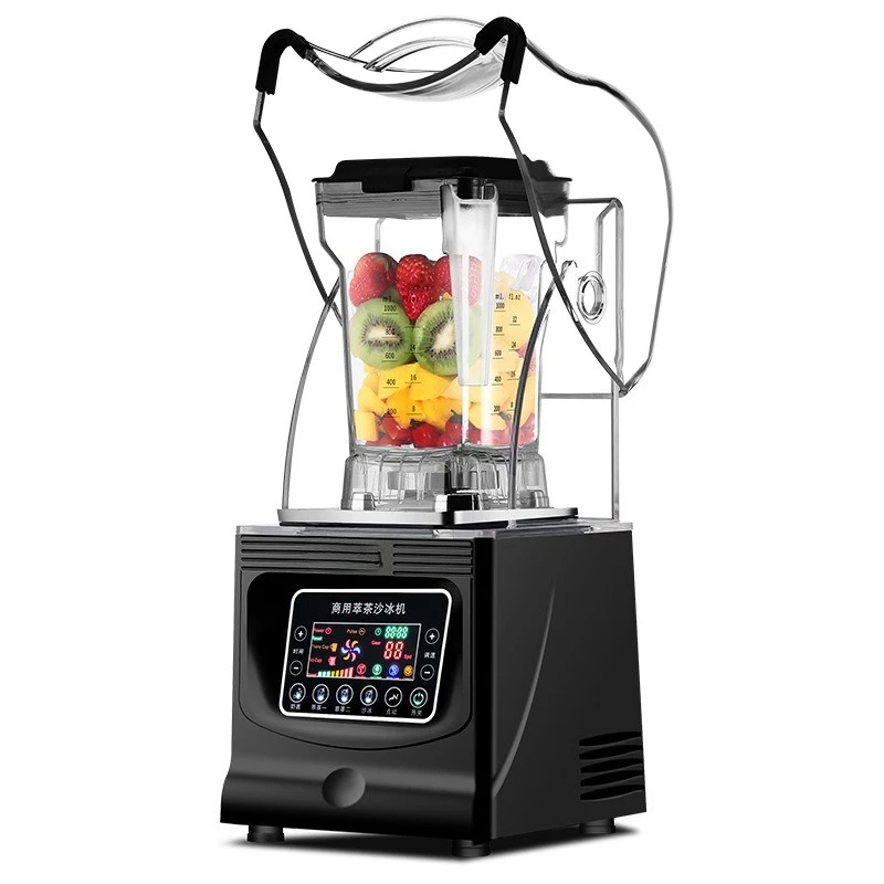 Smoothie machine Commercial milk tea shop Smoothie machine with cover Wall breaking cooking machine Multifunctional tea