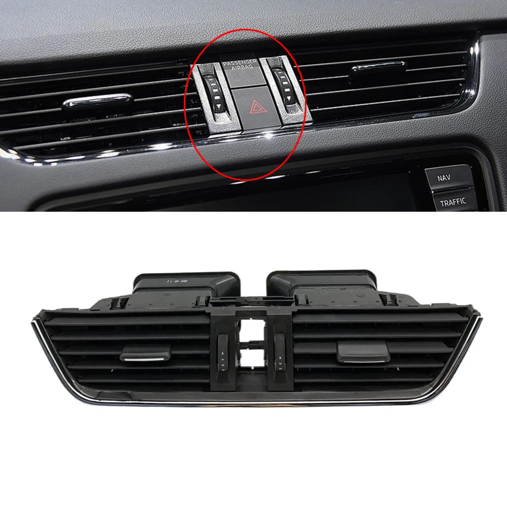 Front Central Air Outlet Car Interior HVAC Vent Cover AC Vent Grille Direct Replacement Part Front Central Position