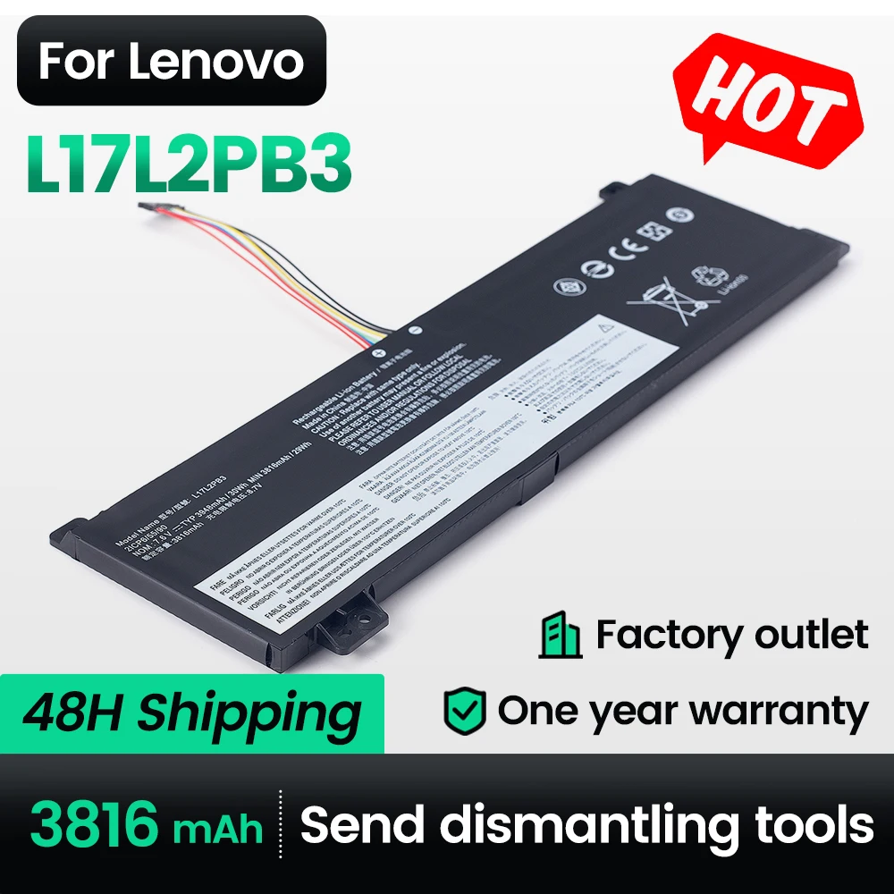 

Keyuan L17L2PB3 New L17M2PB4/L17M2PB3/L17L2PB4 For Lenovo IdeaPad V330-15IKB/V530-15IKB Laptop battery