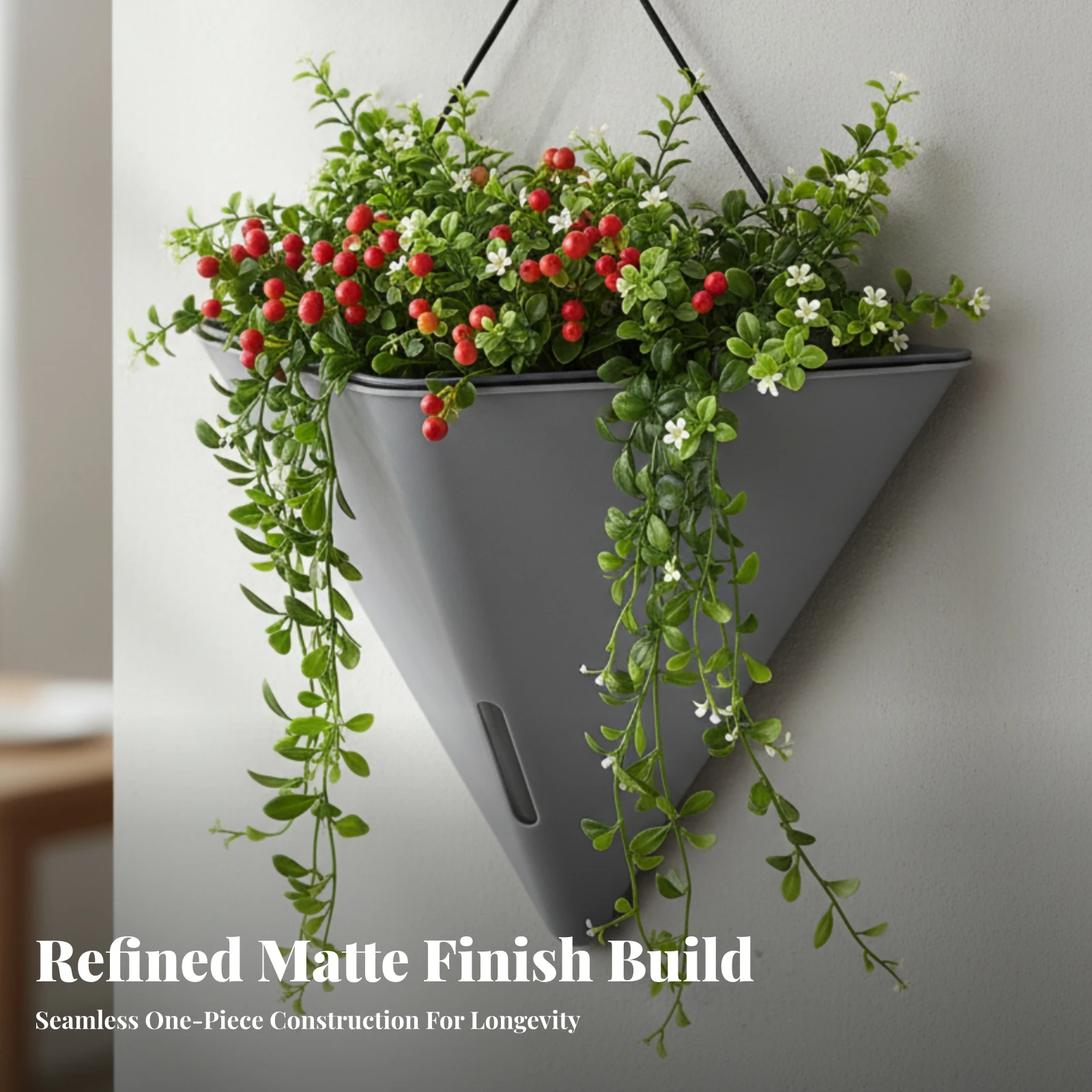 وعاء زهور معلق على الحائط مع ن - مراجعة Self Watering Planter وسعره