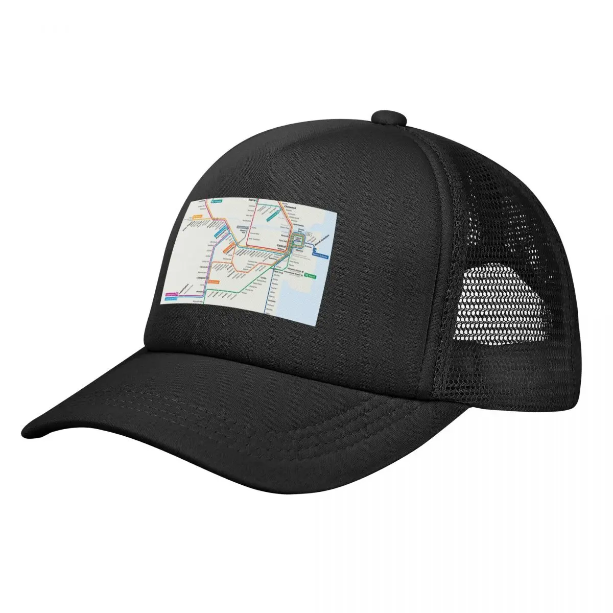 

Sydney Trains Map Baseball Cap Visor hiking hat Luxury Man Hat Trucker Cap Designer Man Women's