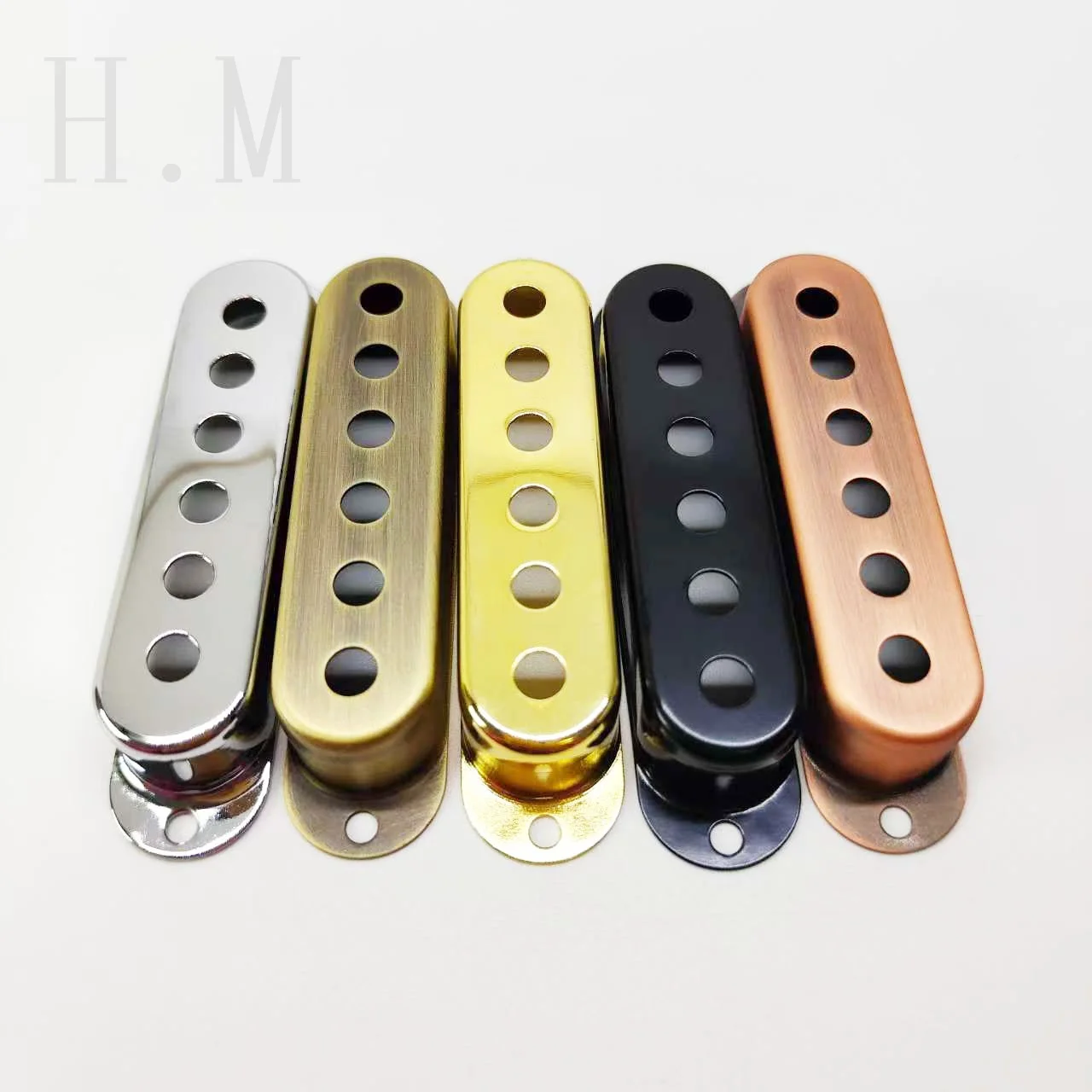Vintage Single Coil ST Guitar Pickup Cover 2 Tone Electronic Copper material guitar accessories Parts