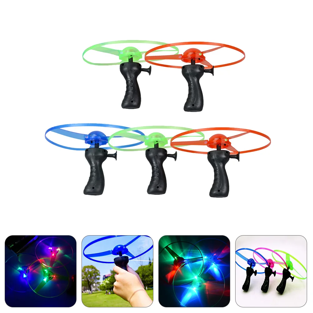 Outdoor Play Toys for Kids LED Flash Flying Disc Child Light up Playset