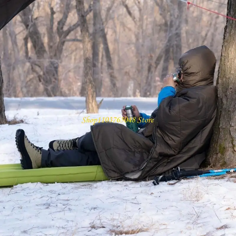 

R53E Любая погода, носимые одеяли для кемпинга, изолированные плащ Идеально подходит для пеших пешеходных турниров