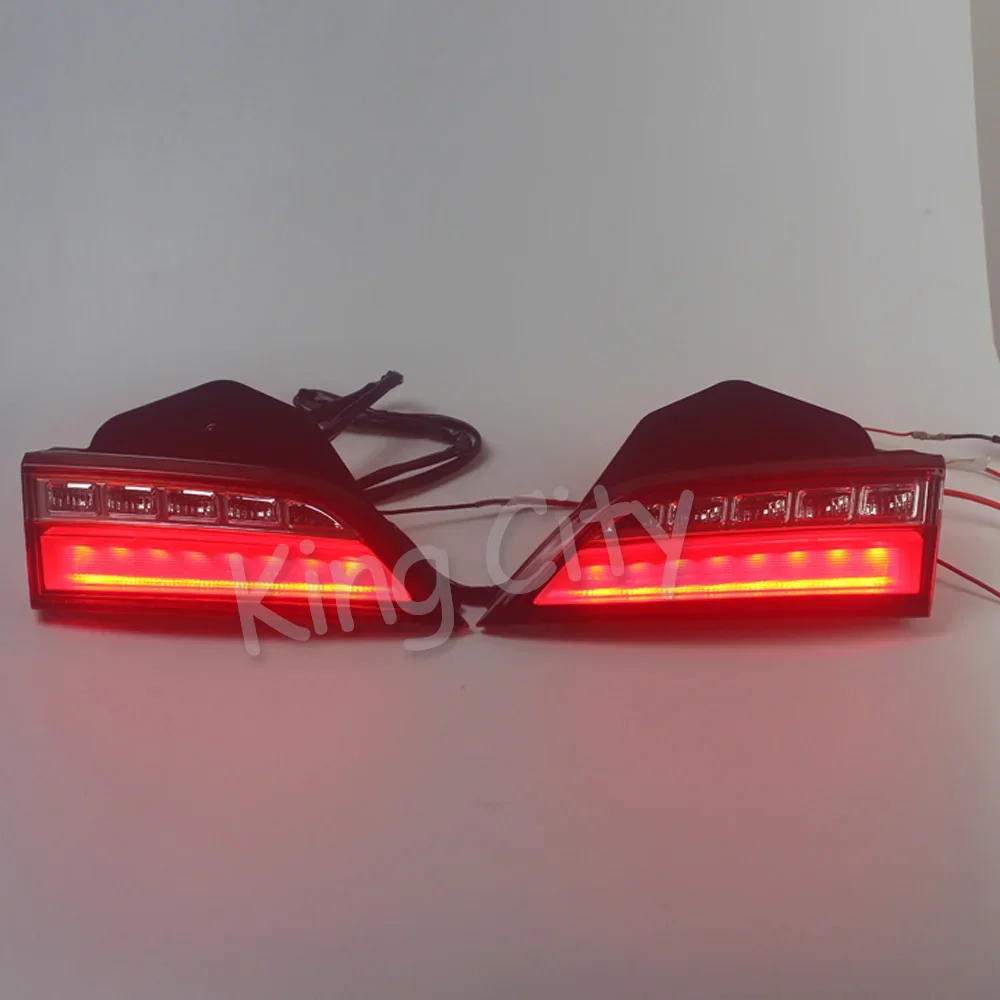 CAPQX 2PCS/set For Honda Jade 2013-2018 LED Rear inner Taillight Brake Tail Light stop light Headlamp Headlight