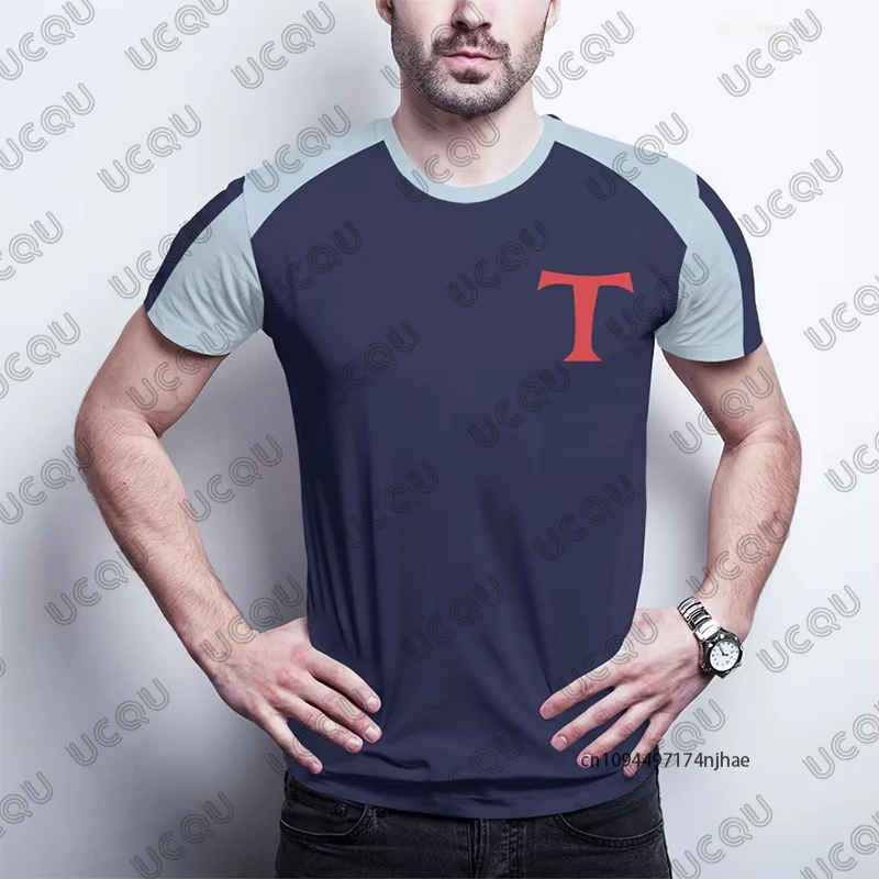2026 New Tsubasa Anime 3D Print Men's T-shirt Summer Short Sleeve Football Jersey Quick-dry Training Tees Sports Kids/Adult Tops - view 4