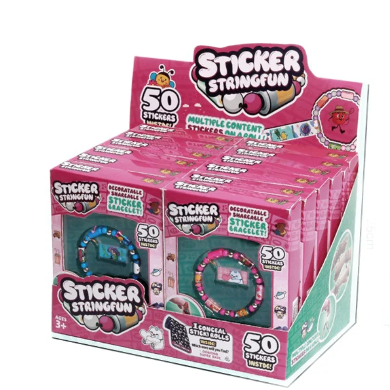 STICKI Rolls Sticki Bands - Wearable or Shareable Sticker Bracelet , Includes 160 Mini Stickers | Over 1000 Sticker Designs
