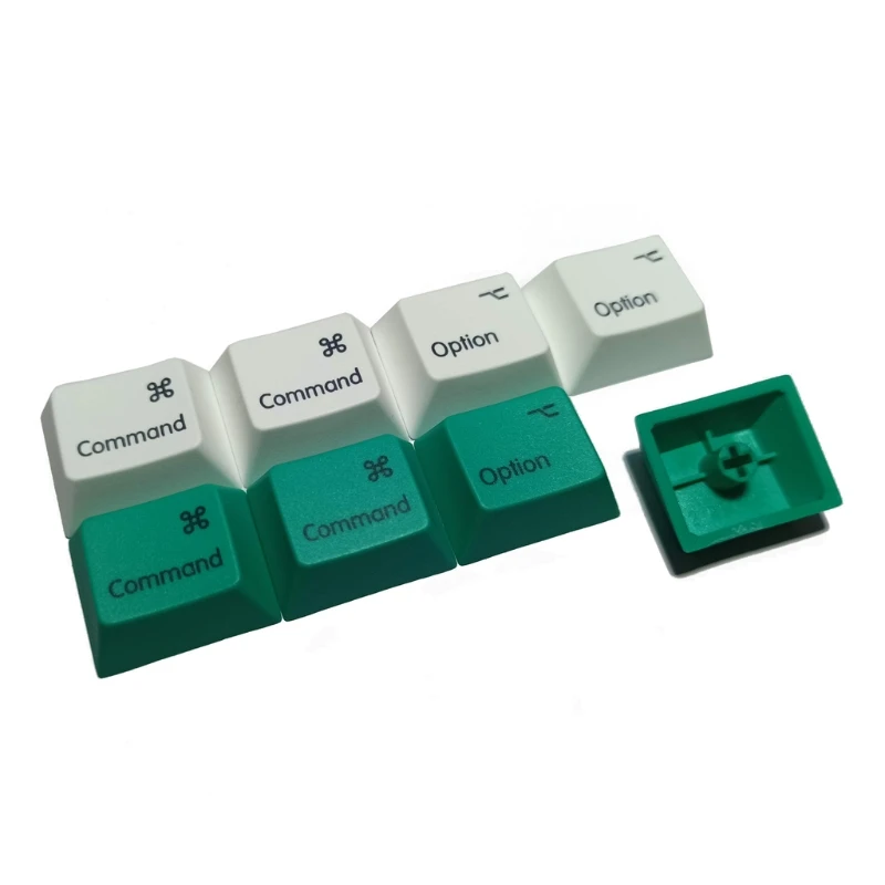 Keyboard Replacement Part 1.25U 1.25X for KEY Cap R1 Height 4 Pieces Common Option Keycaps Repair PBT Dye Subbed for MAC